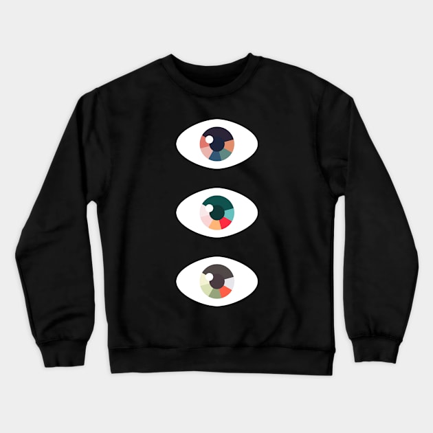 Eye Crewneck Sweatshirt by Nozukame